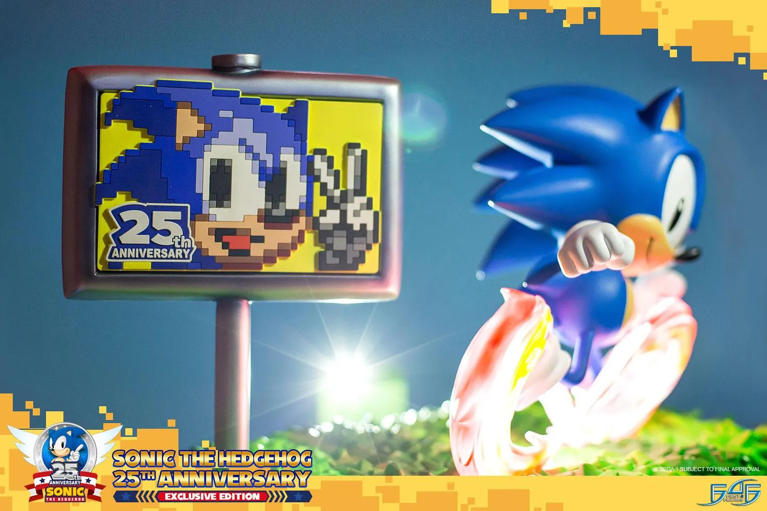 First 4 Figures Sonic 25th Anniversary statuetă Exclusive Green Hill