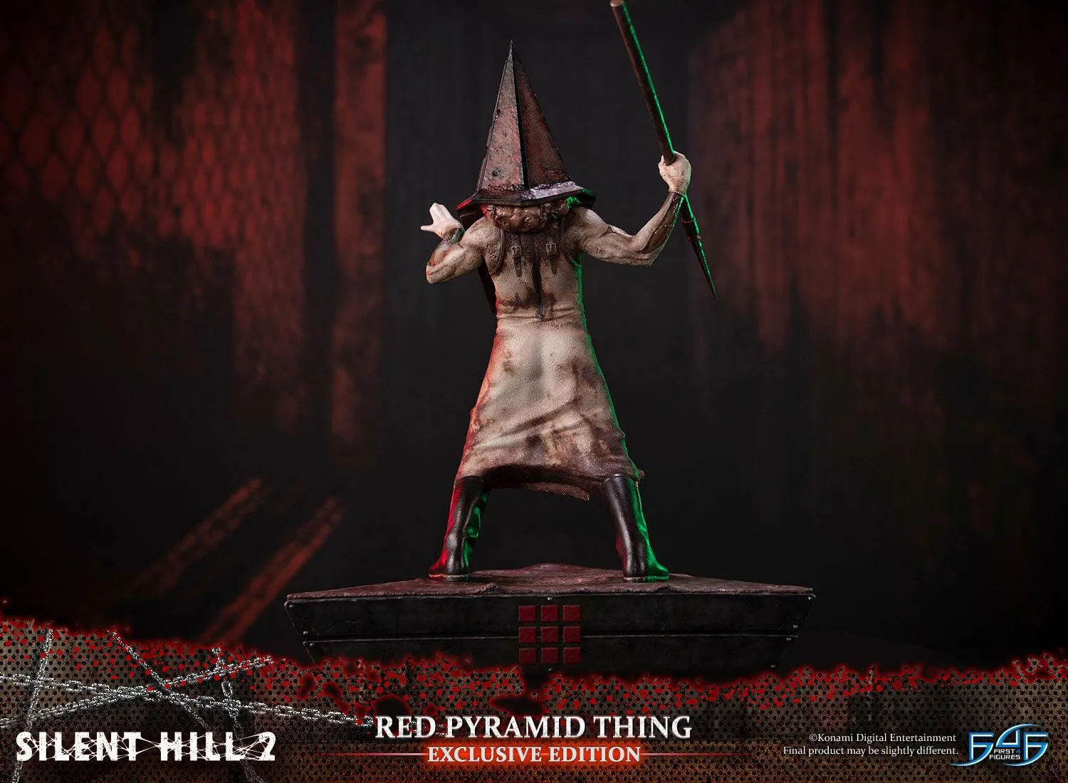 First 4 Figures Silent Hill 2 Red Pyramid Thing statuetă Exclusive