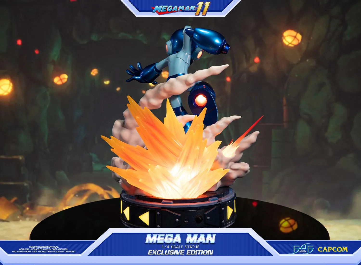 First 4 Figures Mega Man 11 statuetă Exclusive LED rășină
