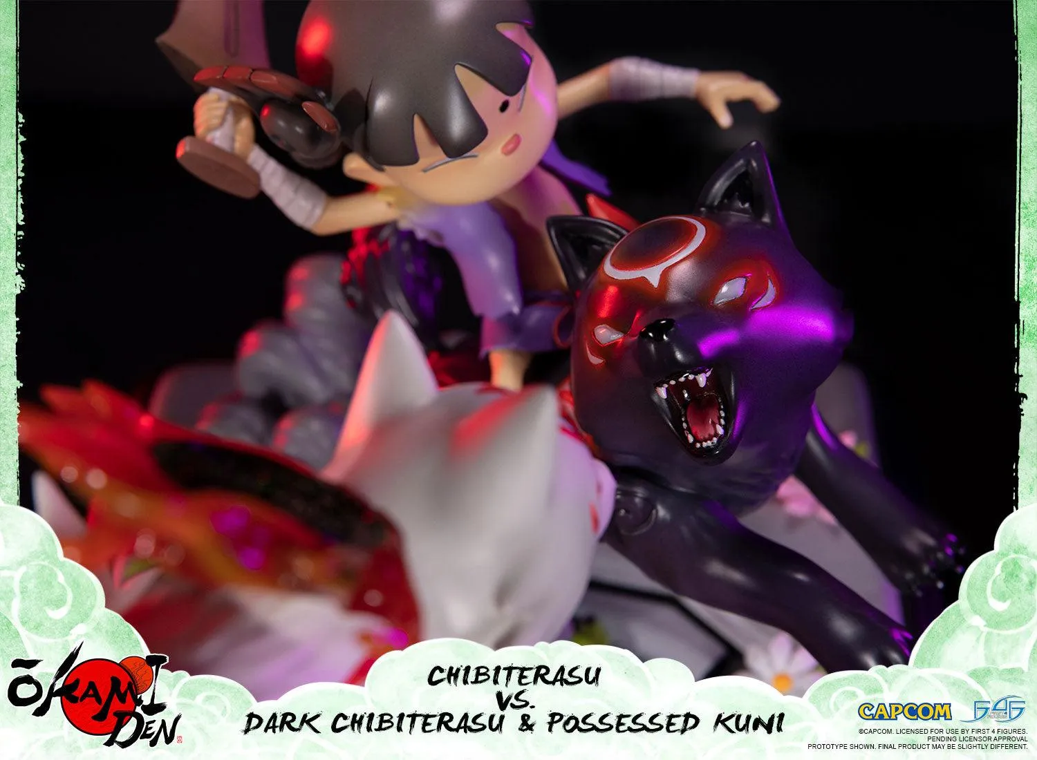 First 4 Figures Okamiden Chibiterasu statueta Standard rasina