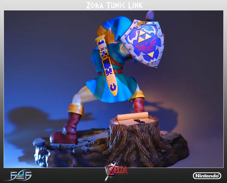 First 4 Figures Zelda Zora Tunic Link statuetă 17,8 cm