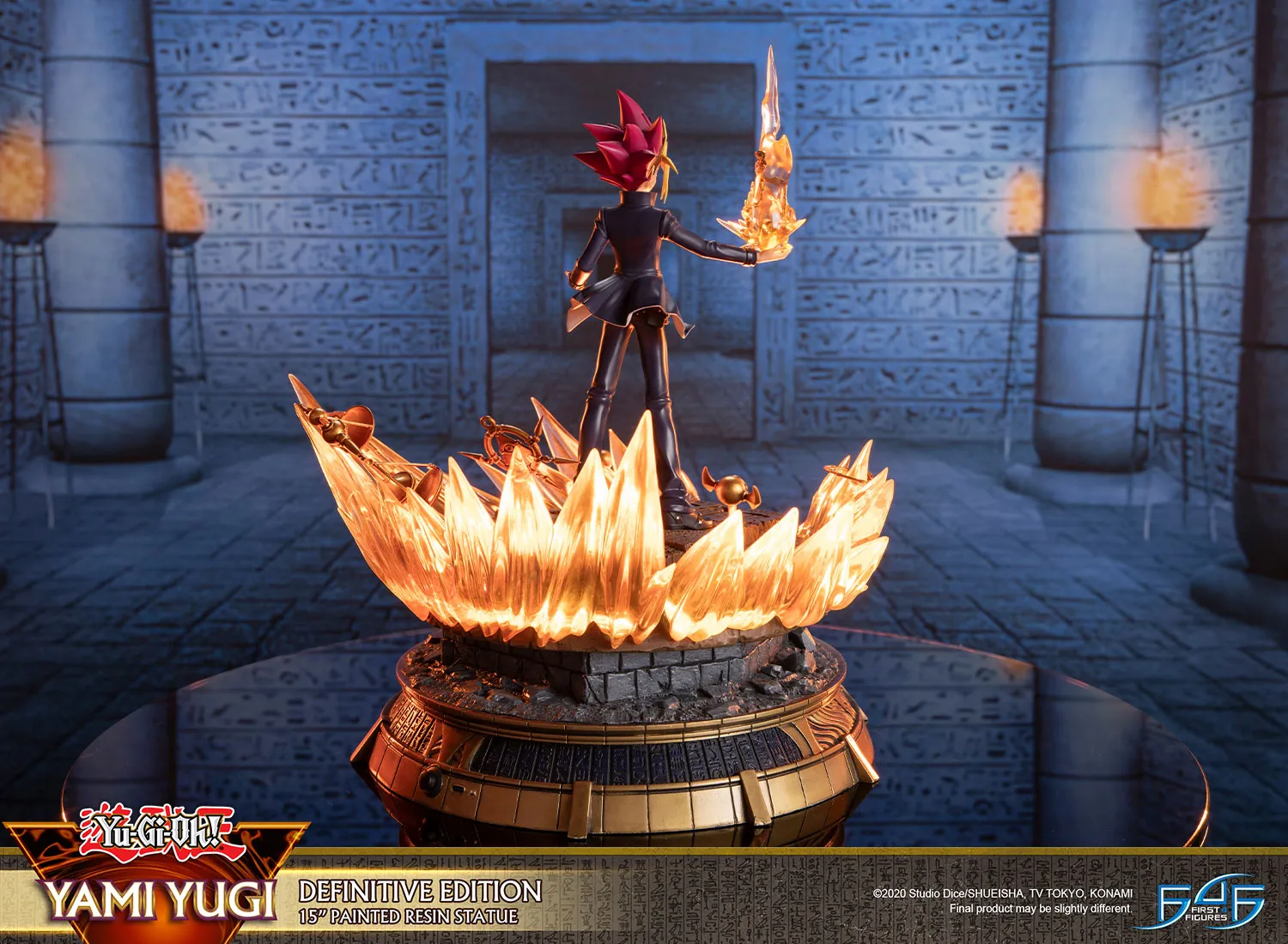 First 4 Figures Yu-Gi-Oh Yami Yugi Definitive statueta LED cartus