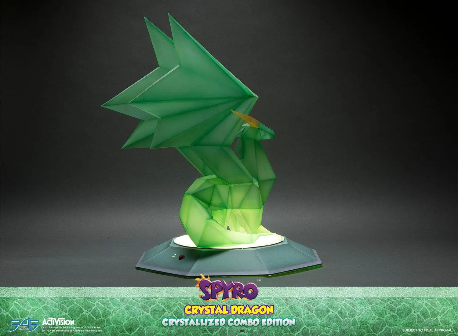First 4 Figures Spyro Crystal Dragon statueta Crystallized Combo