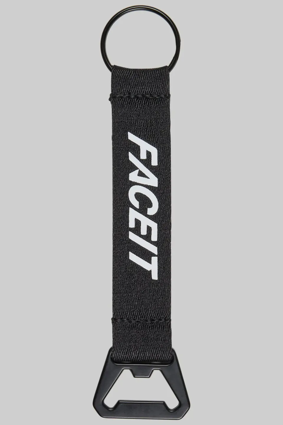 FACEIT breloc negru cu banda tesuta oficial