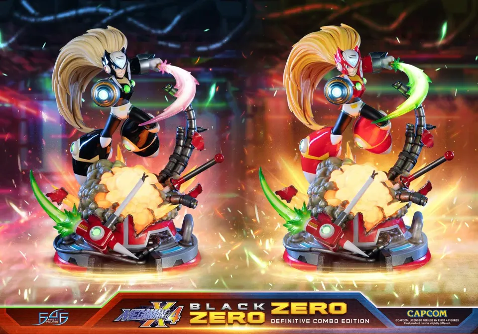 First 4 Figures Mega Man X Zero Combo statueta Definitive rasina LED