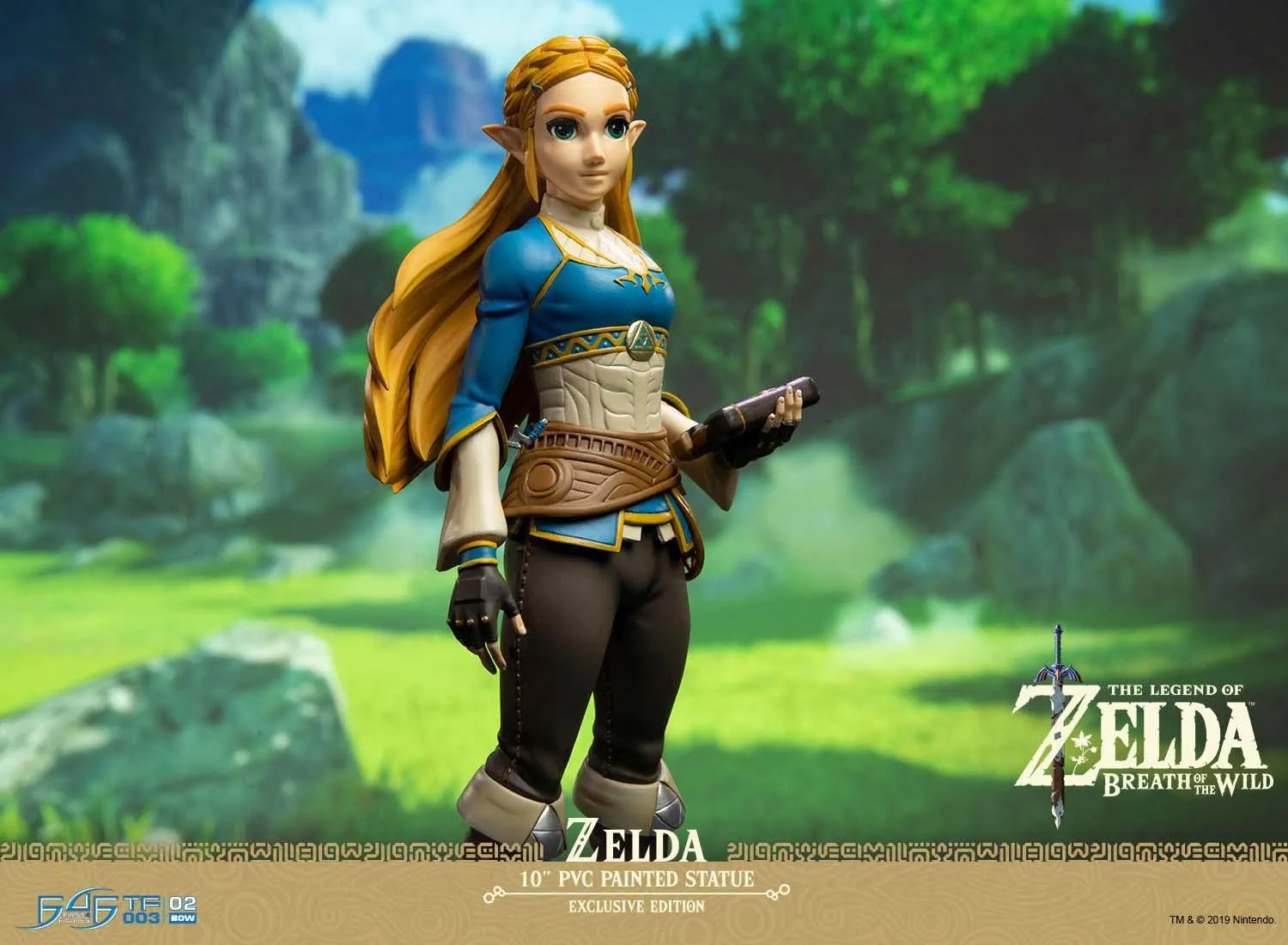First 4 Figures Zelda Breath Wild Zelda Exclusive statuetă PVC LED