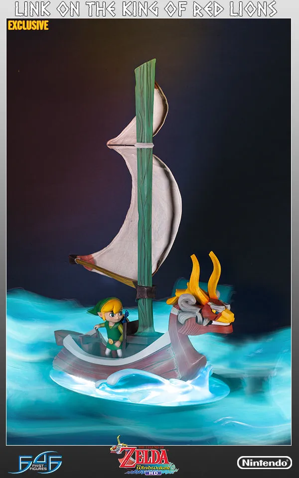 First 4 Figures Wind Waker Link on King of Red Lions statuetă rășină Exclusive