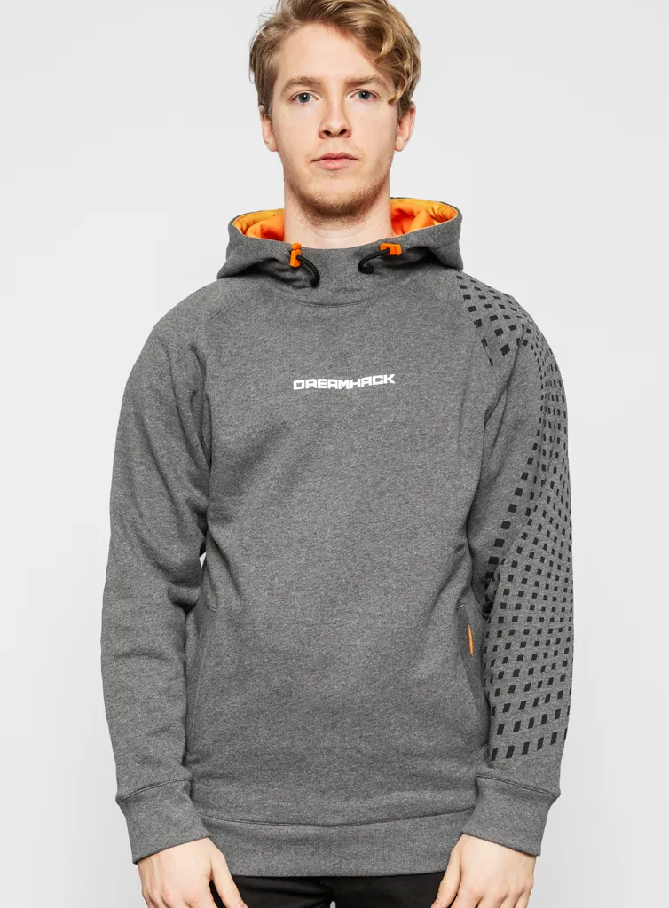 DreamHack Classic Pullover hanorac gri warp bumbac