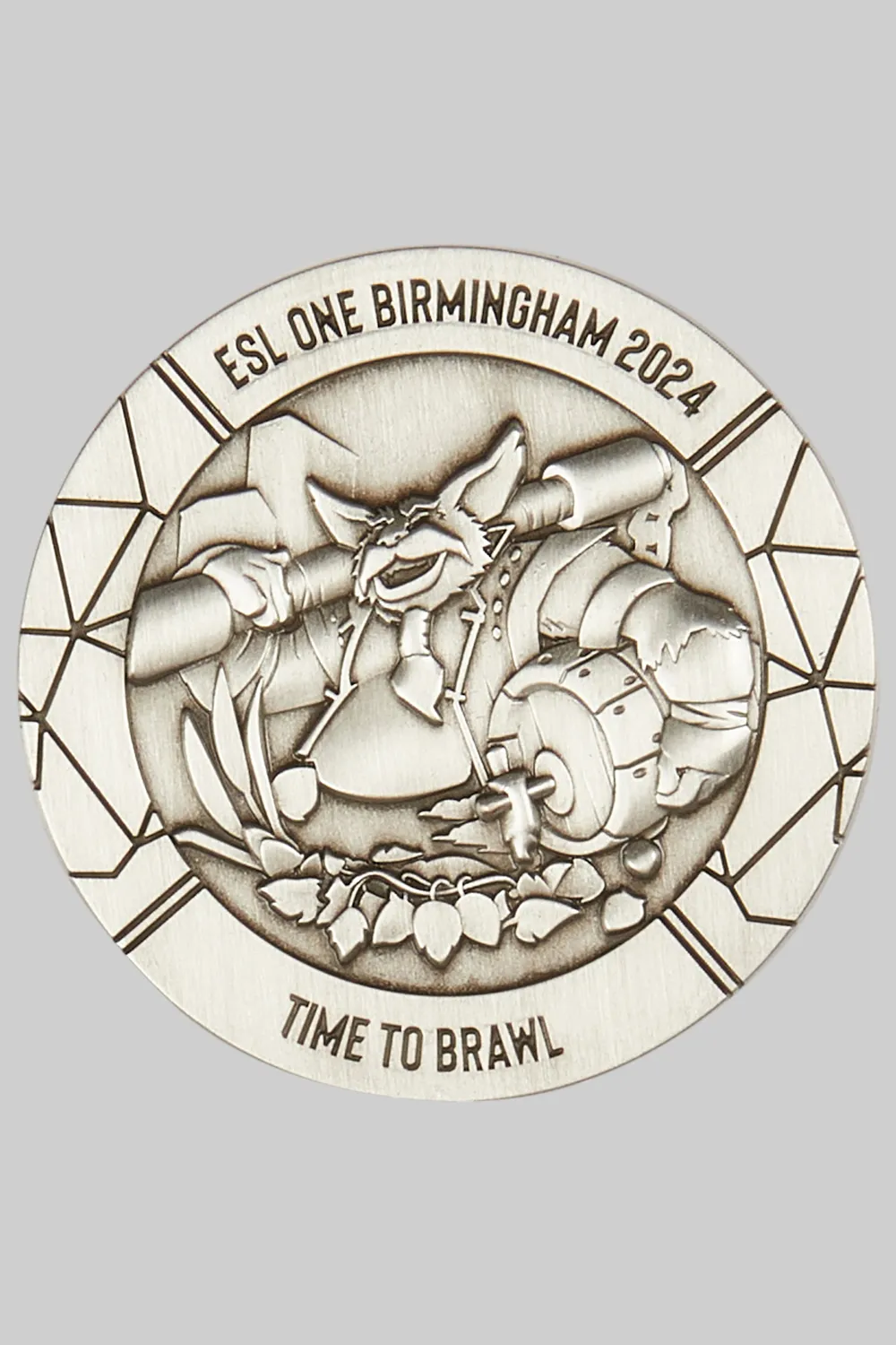 ESL One Birmingham 2024 monedă colecție argintie NS