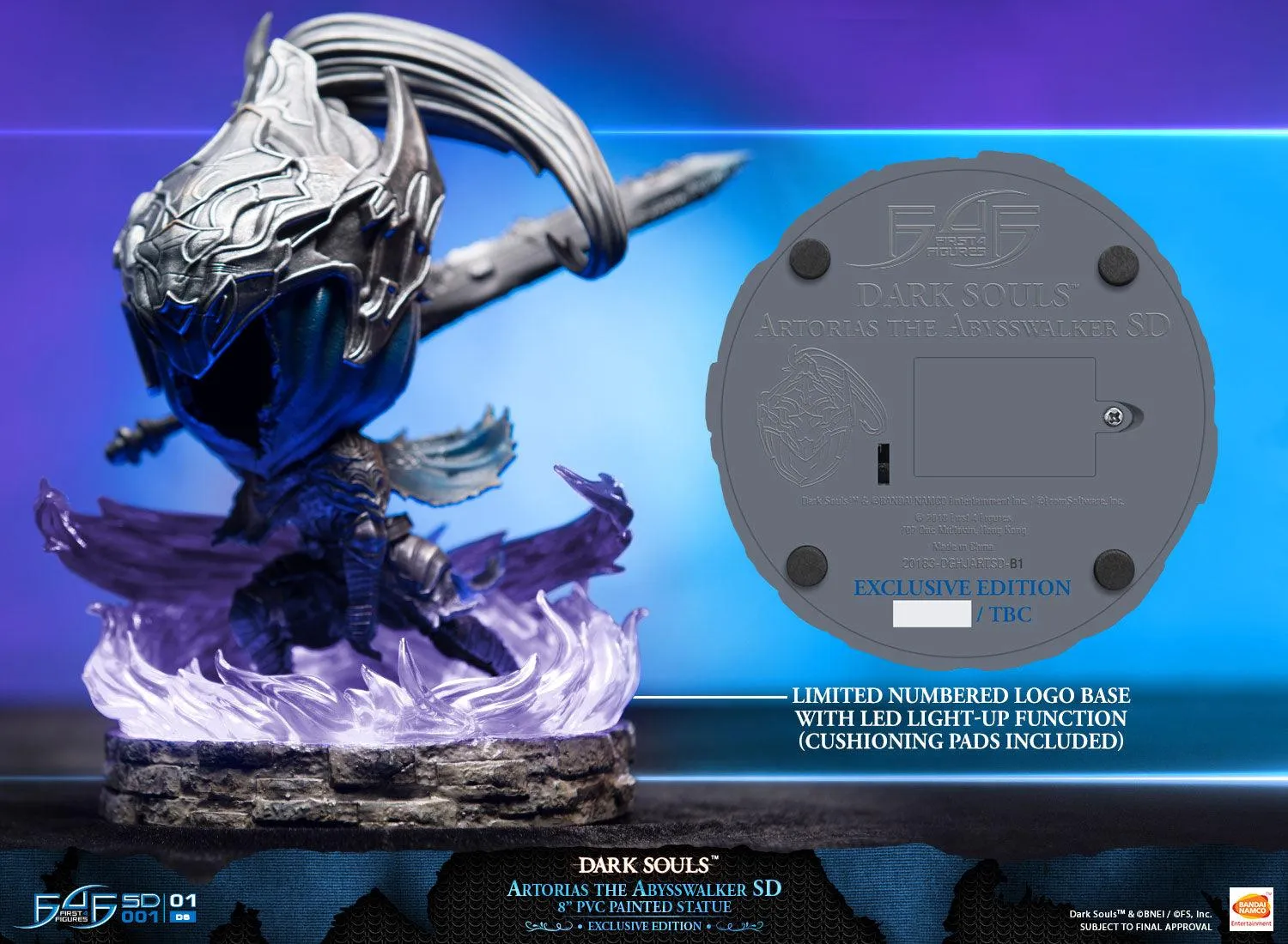 First 4 Figures Dark Souls Artorias SD statuetă Exclusive LED