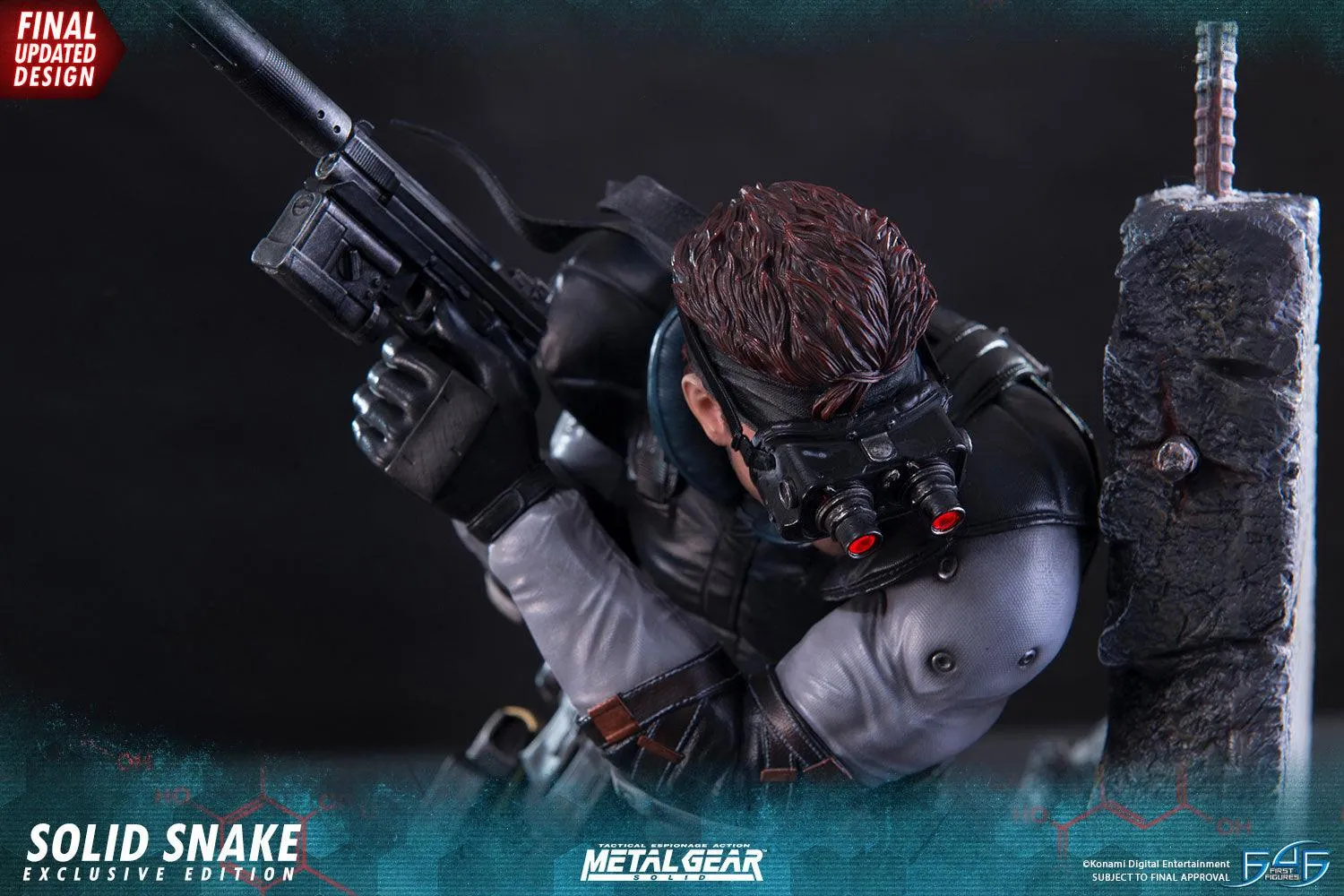 First 4 Figures Metal Gear Solid Solid Snake statuetă Exclusive LED