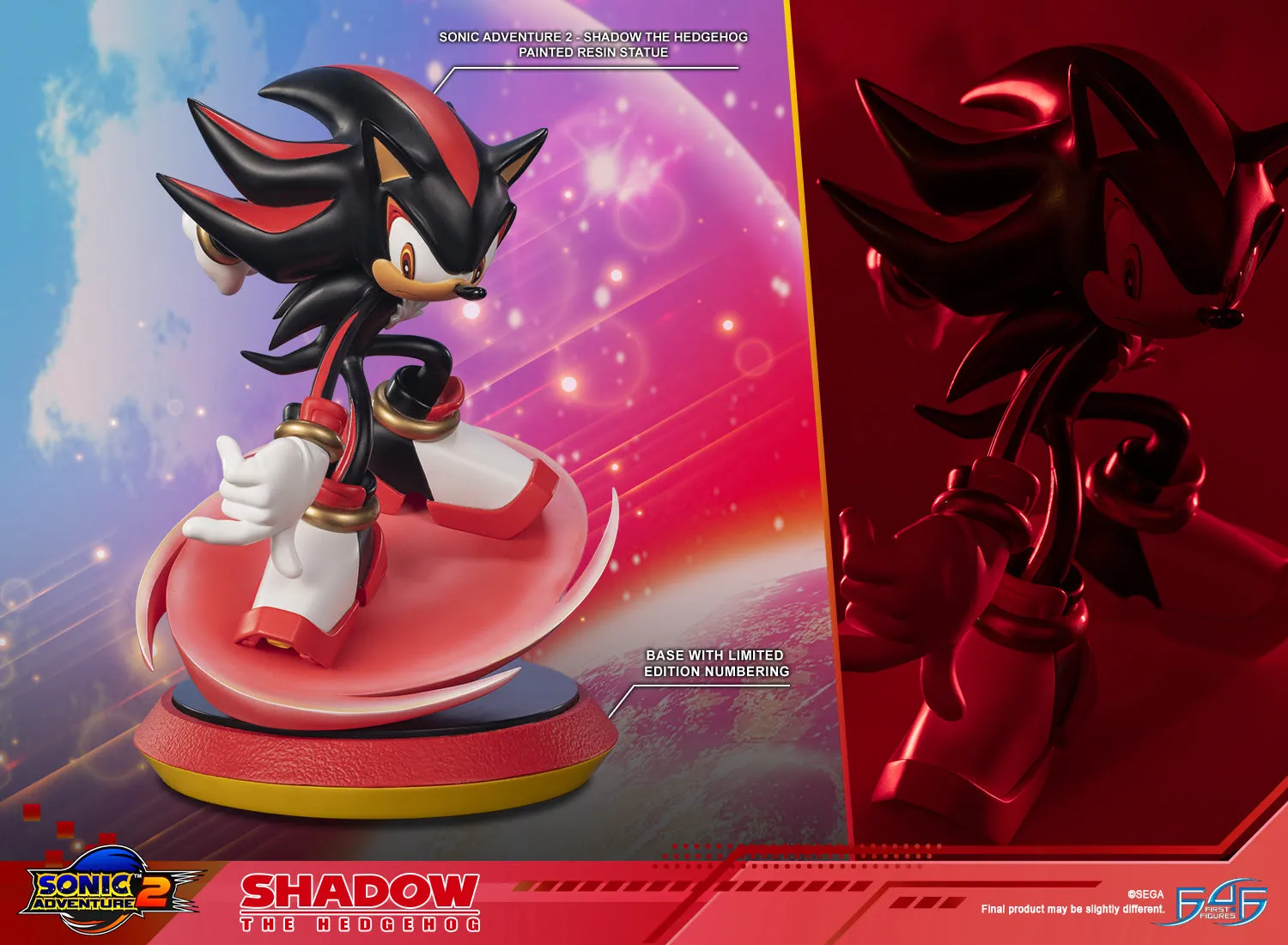 First 4 Figures Sonic Adventure 2 Shadow statueta 25 cm
