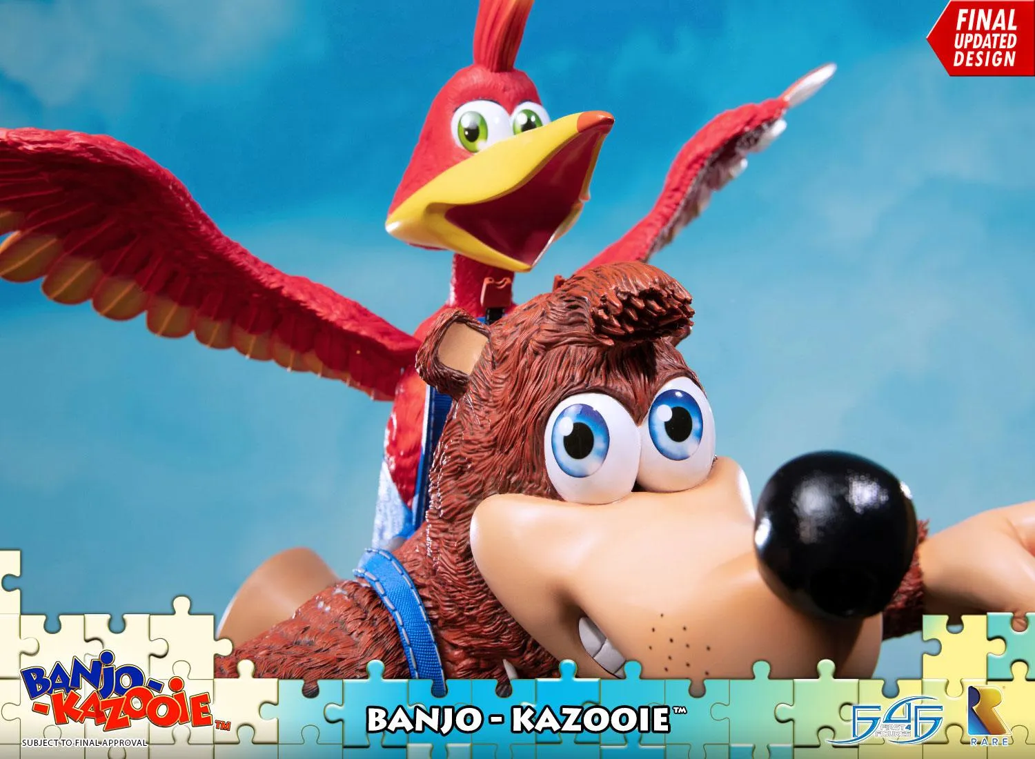 First 4 Figures Banjo-Kazooie Banjo Kazooie statueta Standard rasina