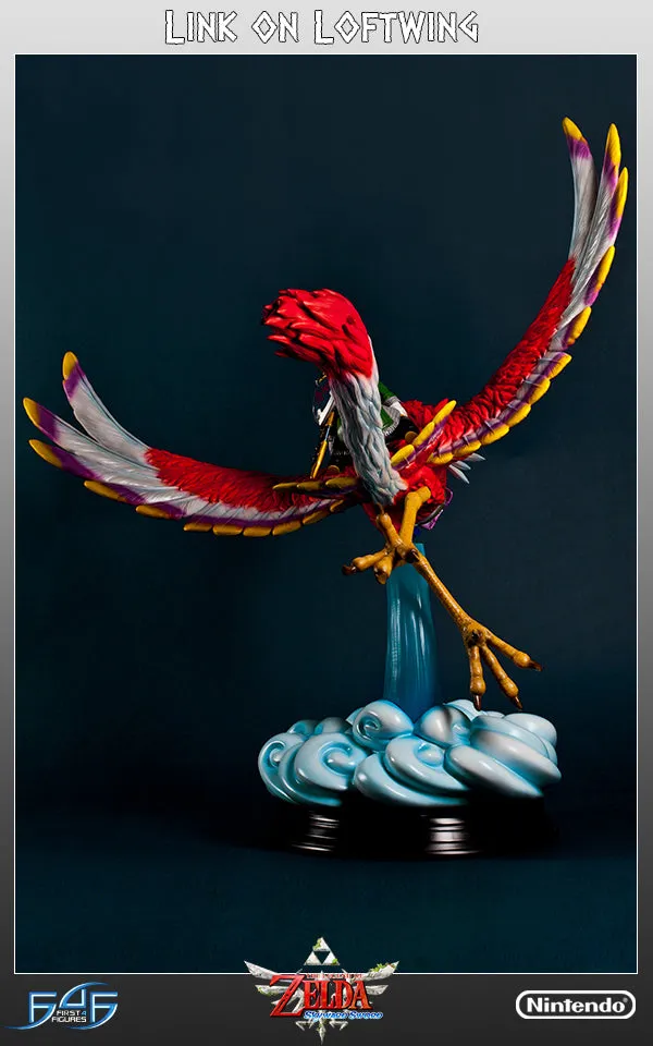 First 4 Figures Zelda Link on Loftwing statueta rasina