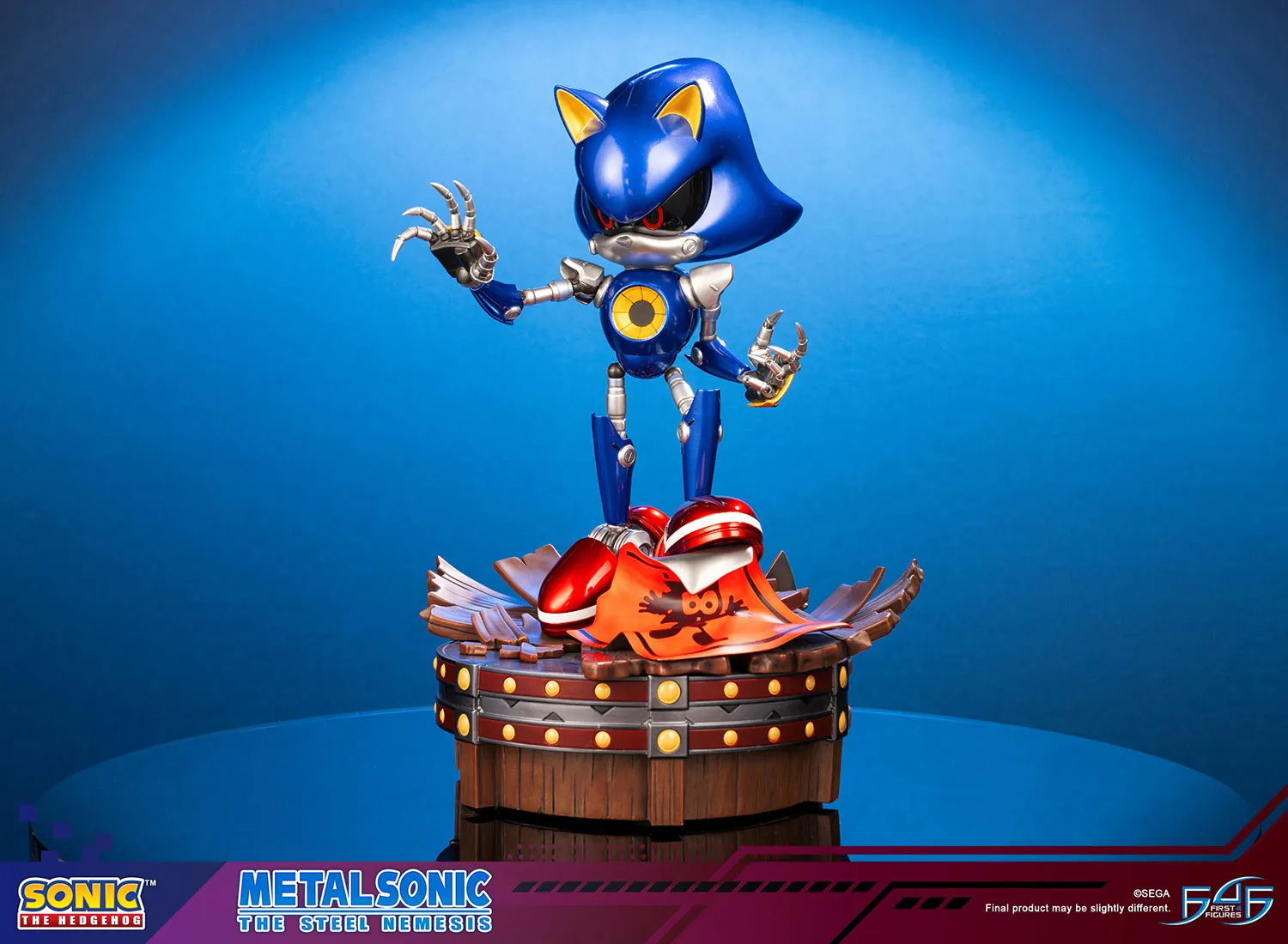 First 4 Figures Sonic Metal Sonic statueta rasina editie limitata