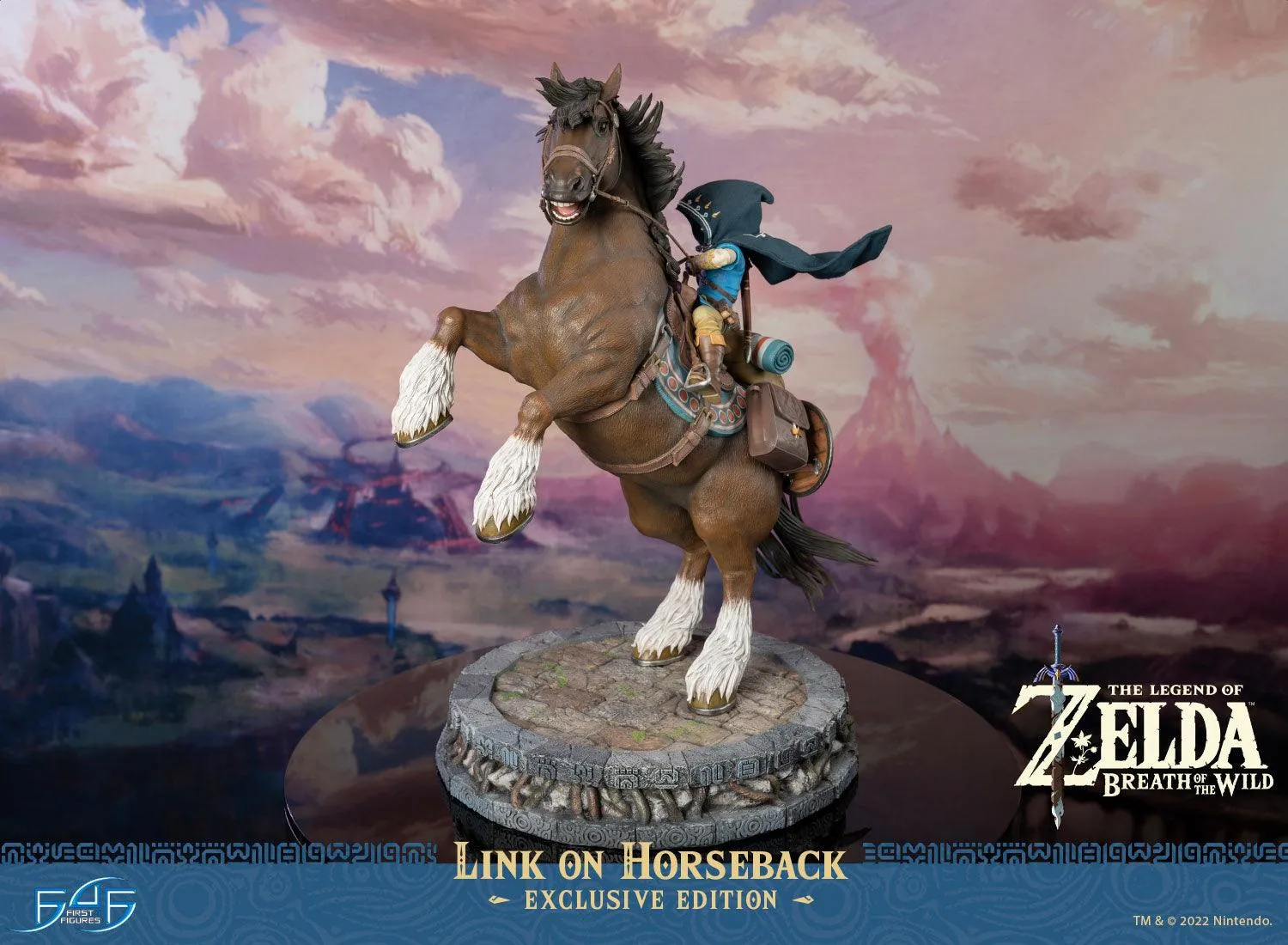 First 4 Figures Zelda Breath of Wild statuetă Link Horseback