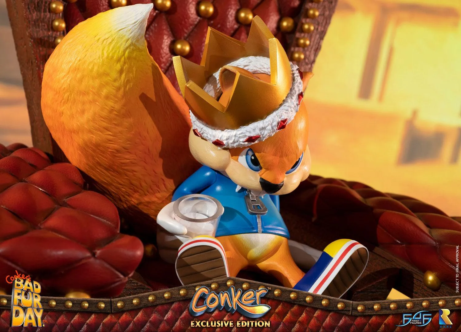 First 4 Figures Conker Bad Fur Day statuetă Exclusive rășină