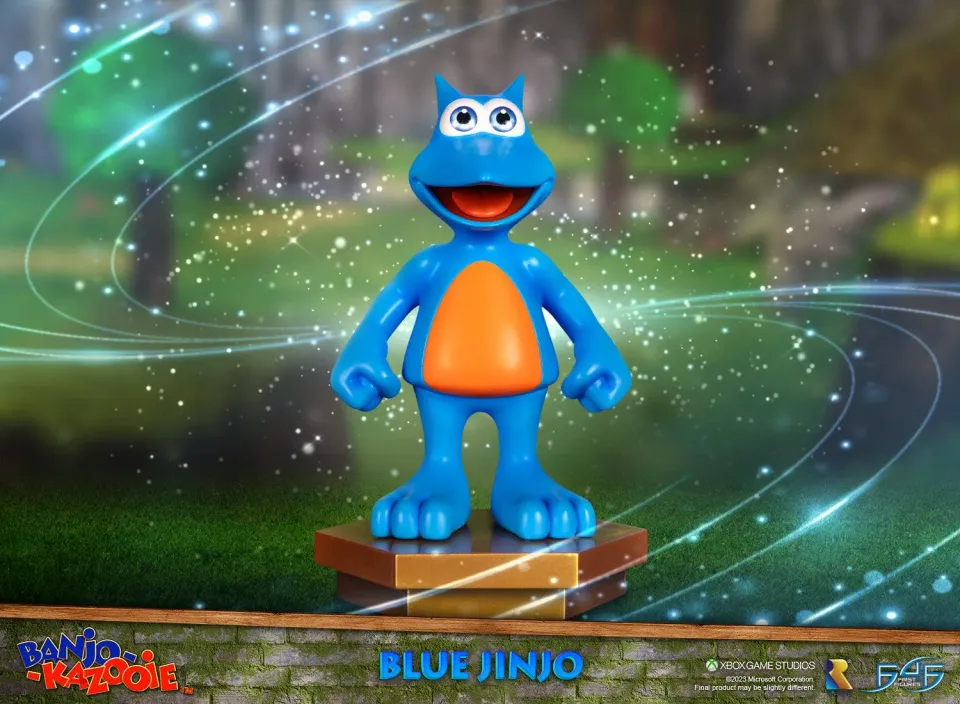 First 4 Figures Banjo-Kazooie Blue Jinjo statuetă 23 cm rășină