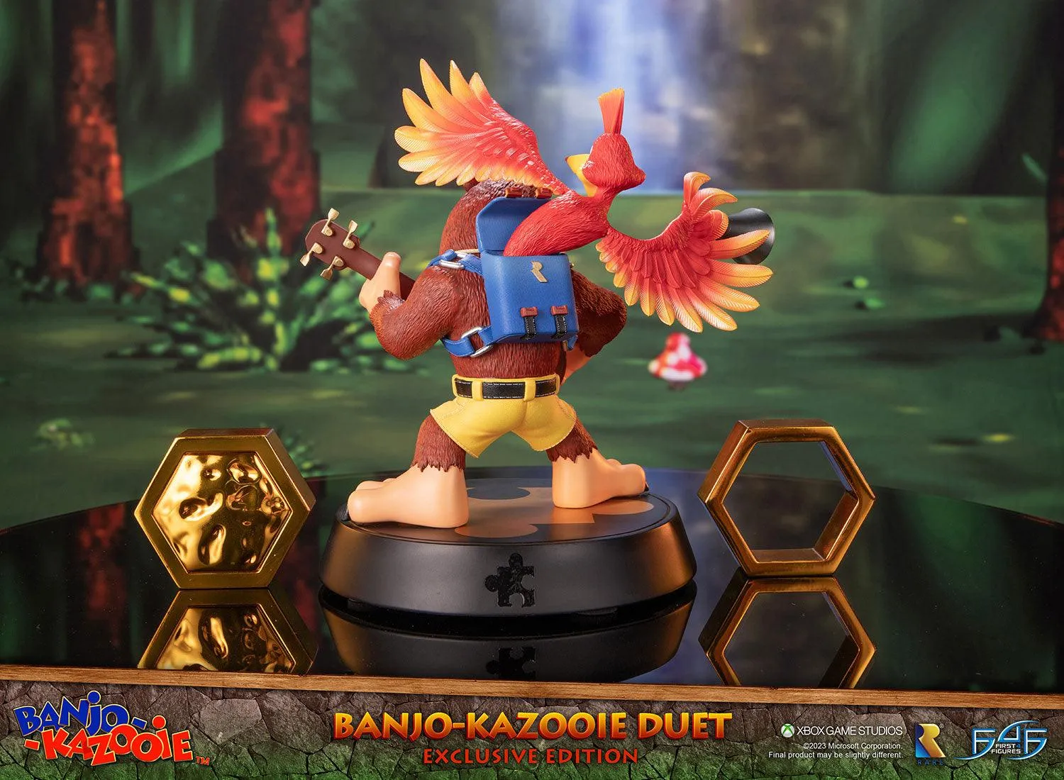 First 4 Figures Banjo-Kazooie Duet statueta Exclusive Edition rasina