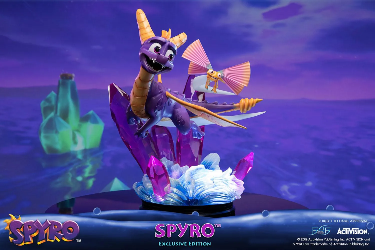 First 4 Figures Spyro Reignited Spyro statueta Exclusive Edition LED