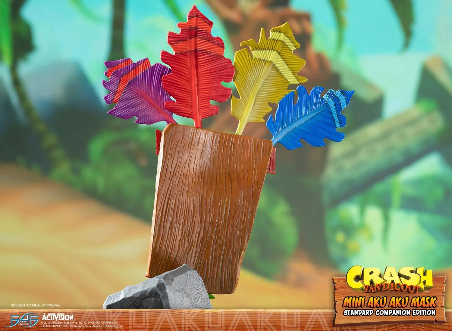 First 4 Figures Crash Mini Aku Aku mască rășină