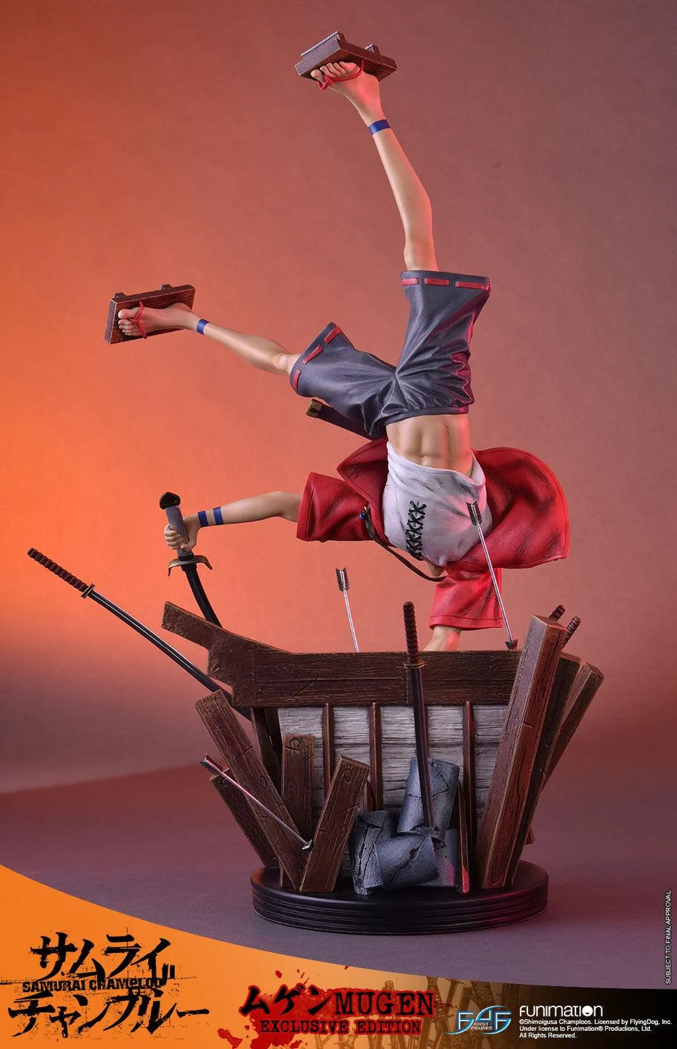 First 4 Figures Samurai Champloo Mugen statuetă Exclusive