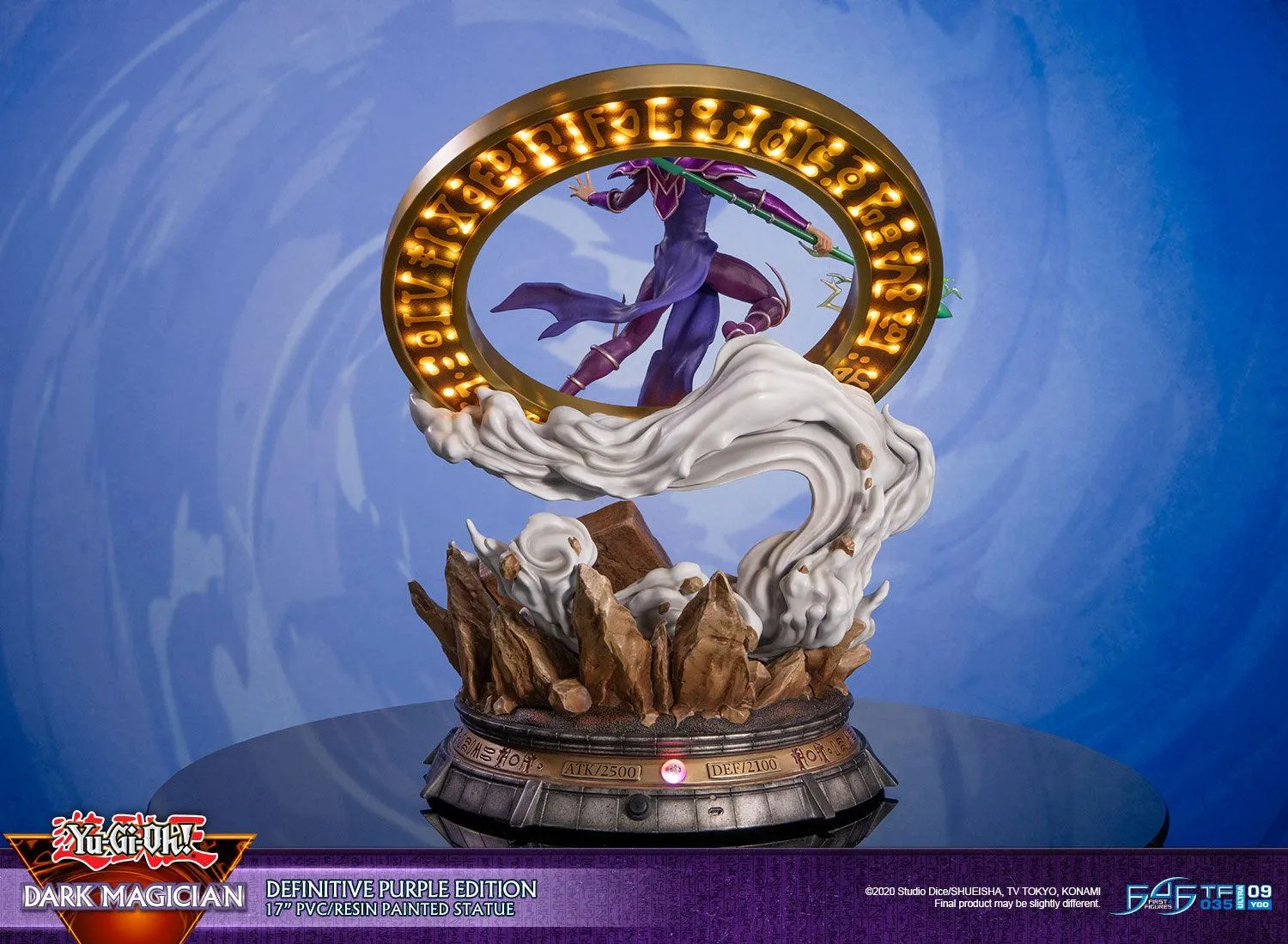 First 4 Figures Yu-Gi-Oh Dark Magician statueta Definitive Purple