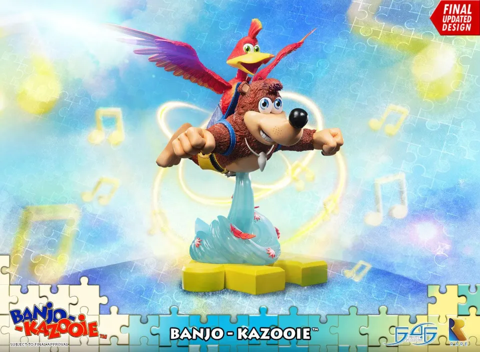 First 4 Figures Banjo-Kazooie Banjo Kazooie statueta Standard rasina