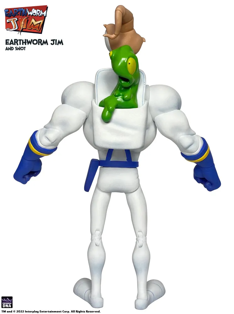 Premium DNA Toys Earthworm Jim Snot figurina articulata 15cm