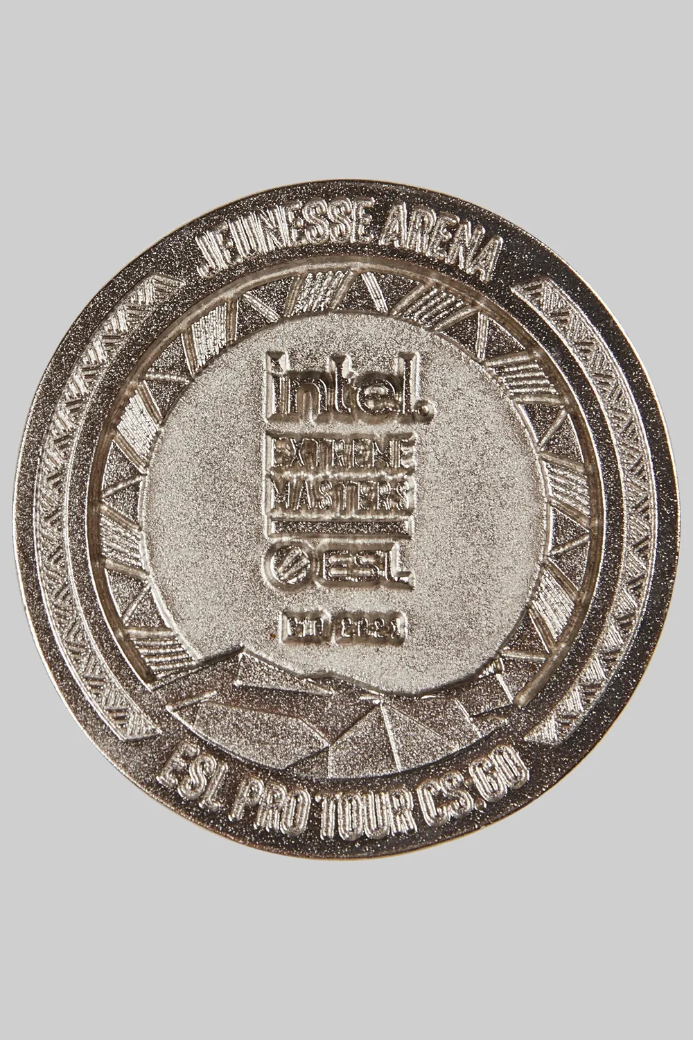 ESL IEM Rio 2023 moneda suvenir argintie
