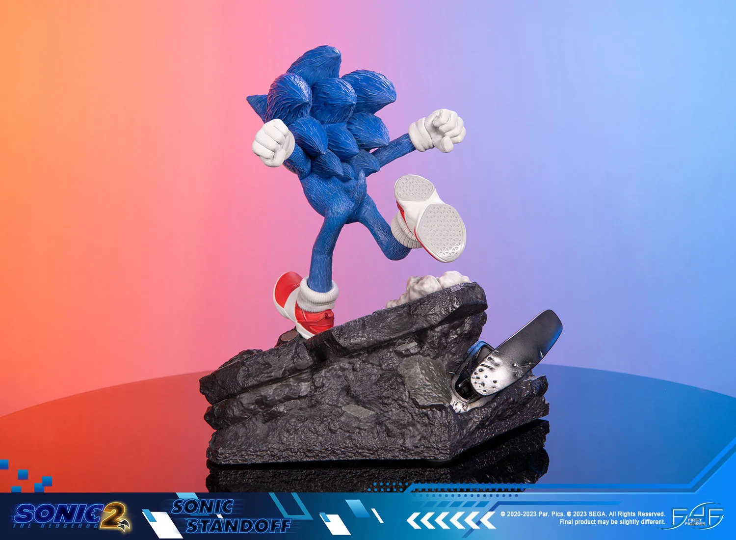 First 4 Figures Sonic 2 Sonic Standoff statuetă dioramă rășină