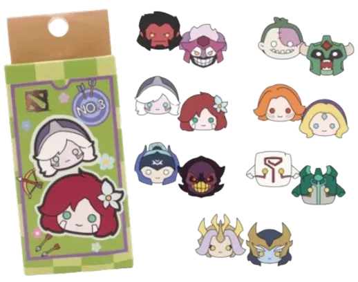 ESL Dota 2 Hero Pin 3.0 insigne blind box metal