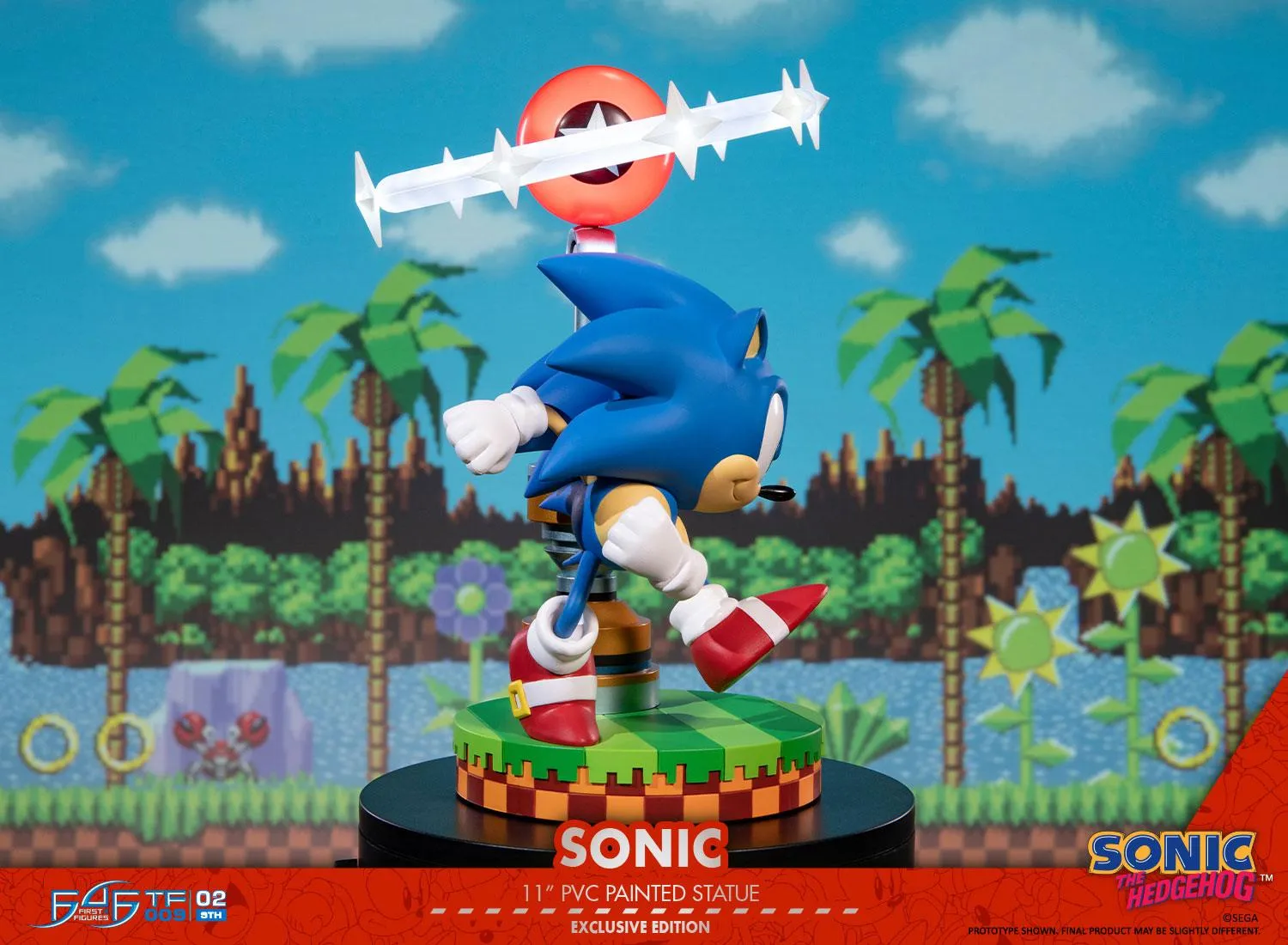 First 4 Figures Sonic Sonic statuetă PVC Exclusive LED 28 cm