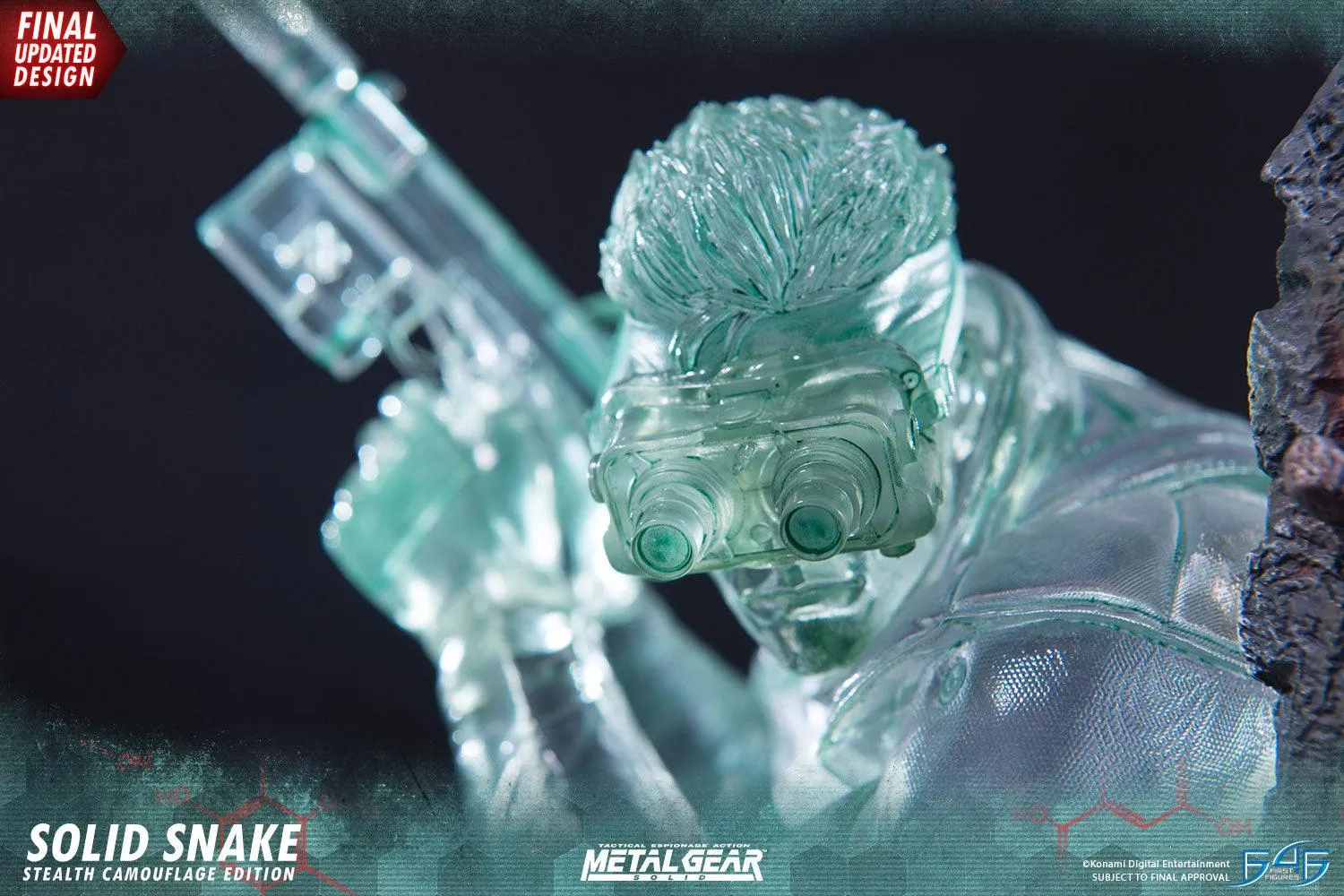 First 4 Figures Metal Gear Solid Snake statueta stealth