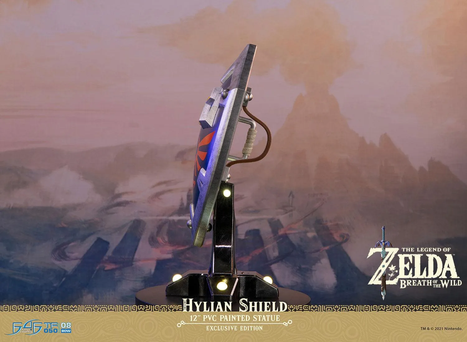 First 4 Figures Zelda Hylian Shield scut Exclusive LED