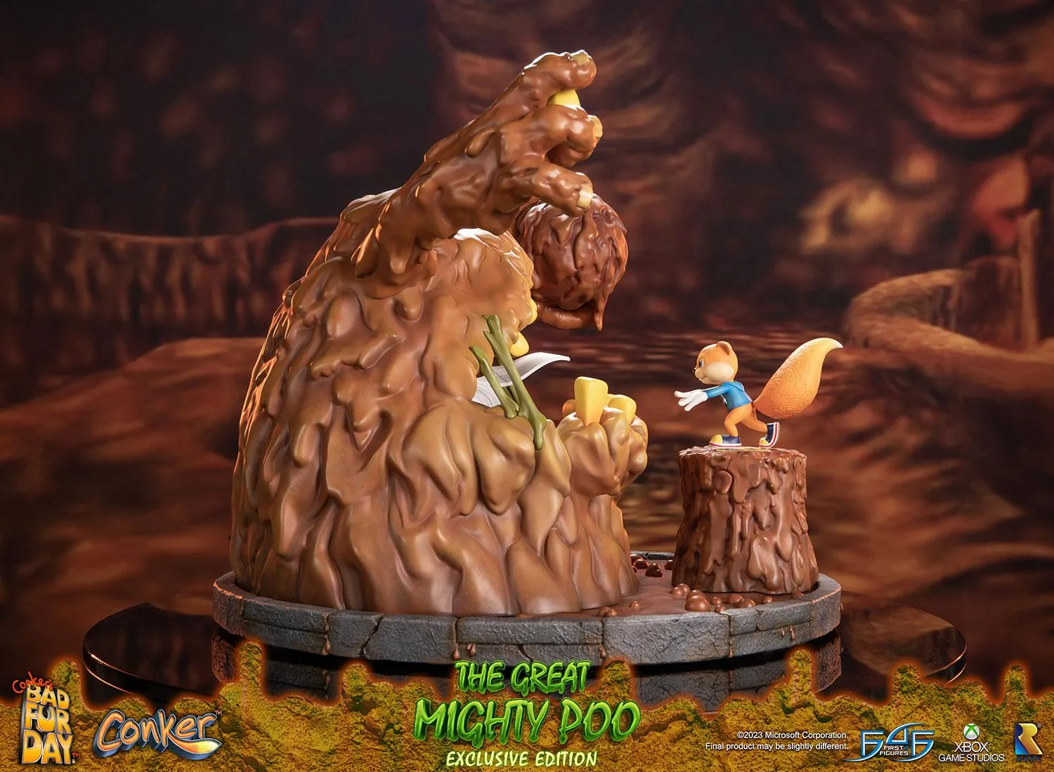 First 4 Figures Conker Great Mighty Poo statueta Exclusive rasina