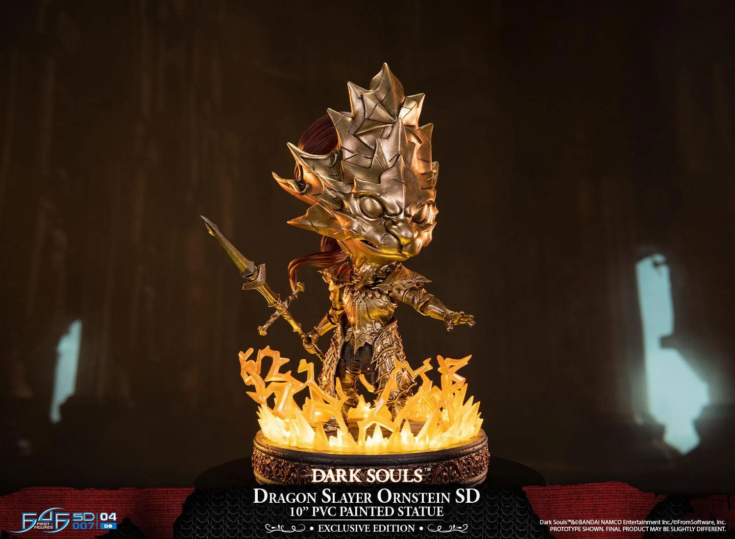First 4 Figures Dark Souls Dragon Slayer Ornstein SD statuetă Exclusive LED
