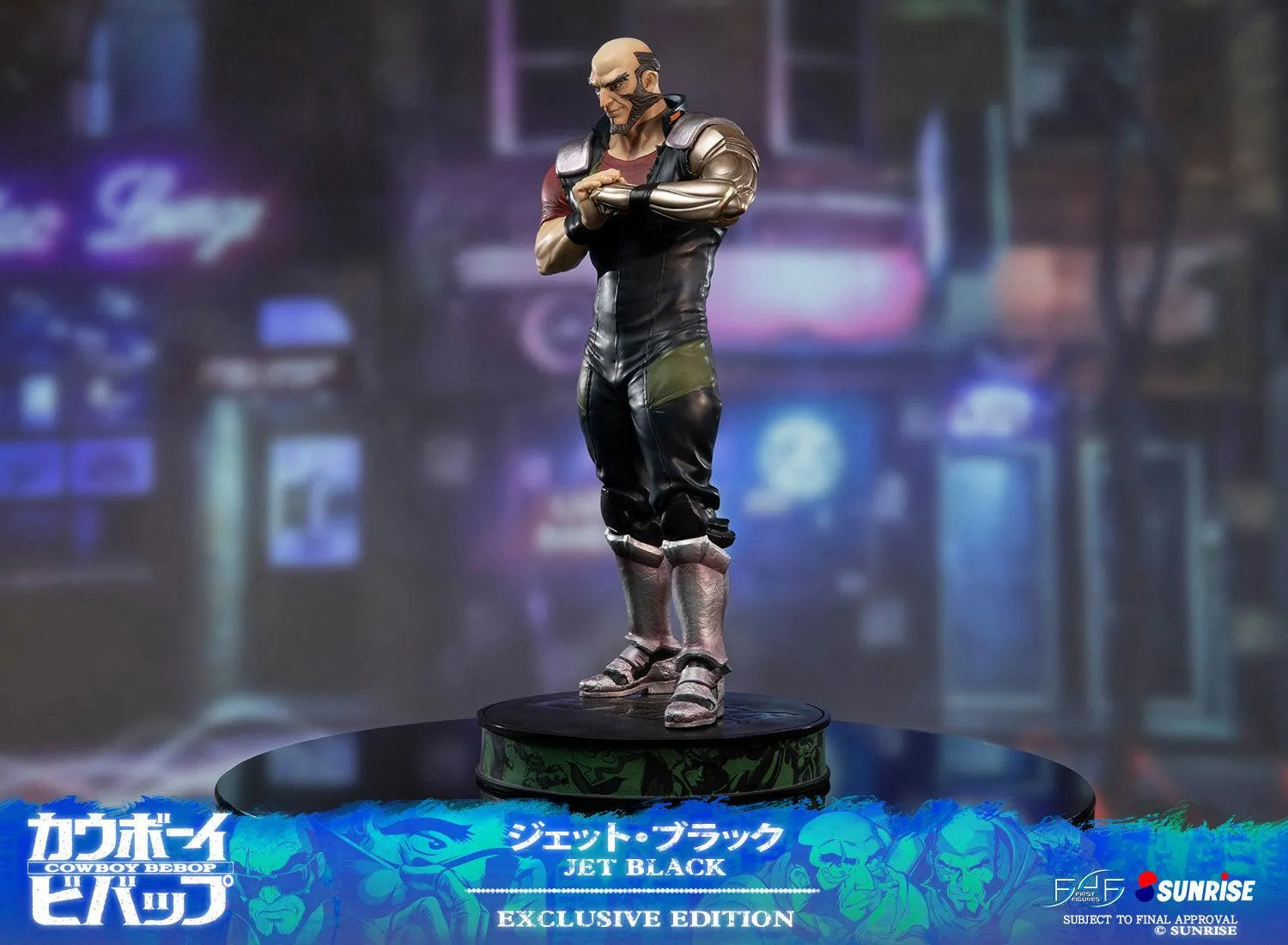 First 4 Figures Cowboy Bebop Jet Black statueta Exclusive rasina