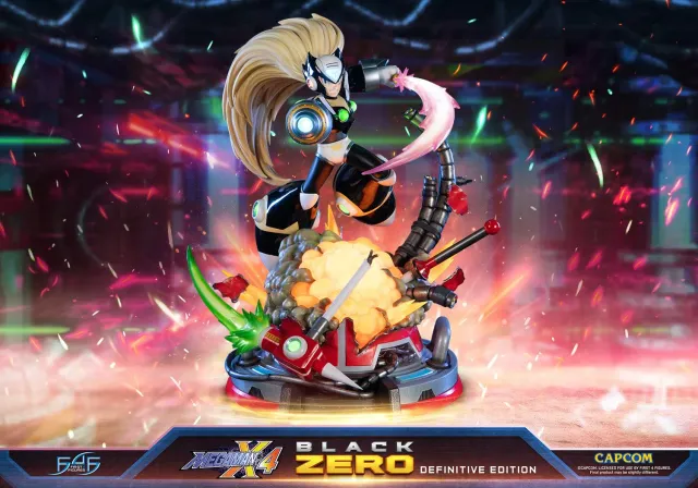 First 4 Figures Mega Man X Black Zero statueta Definitive LED