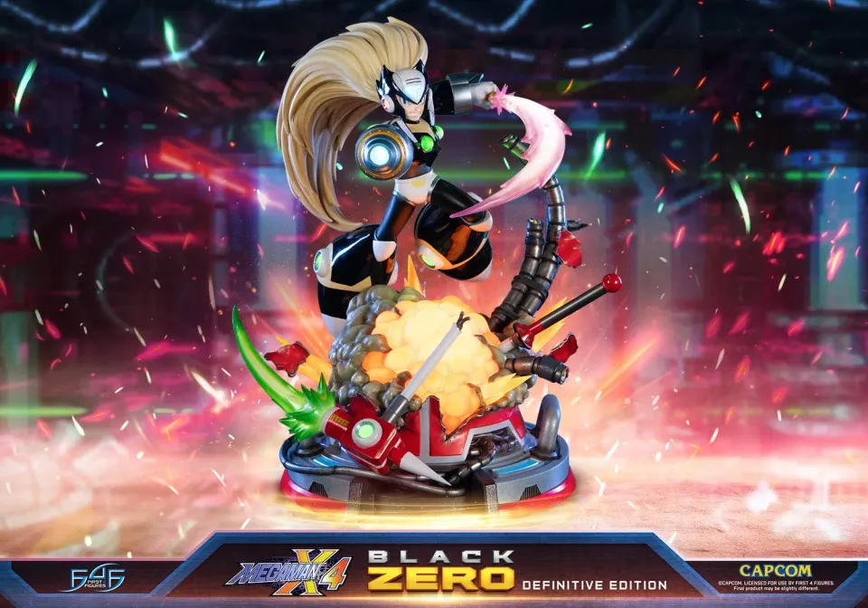 First 4 Figures Mega Man X Black Zero statueta Definitive LED