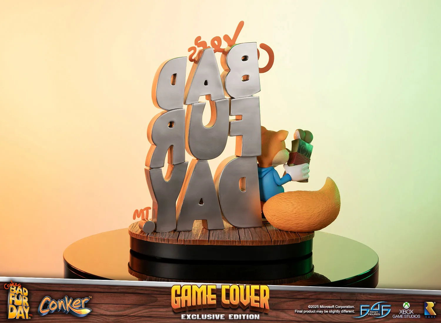 First 4 Figures Conker Game Cover statueta rasina Exclusive