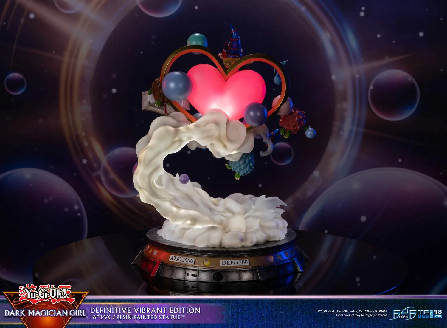 First 4 Figures Yu-Gi-Oh Dark Magician Girl statueta Vibrant LED