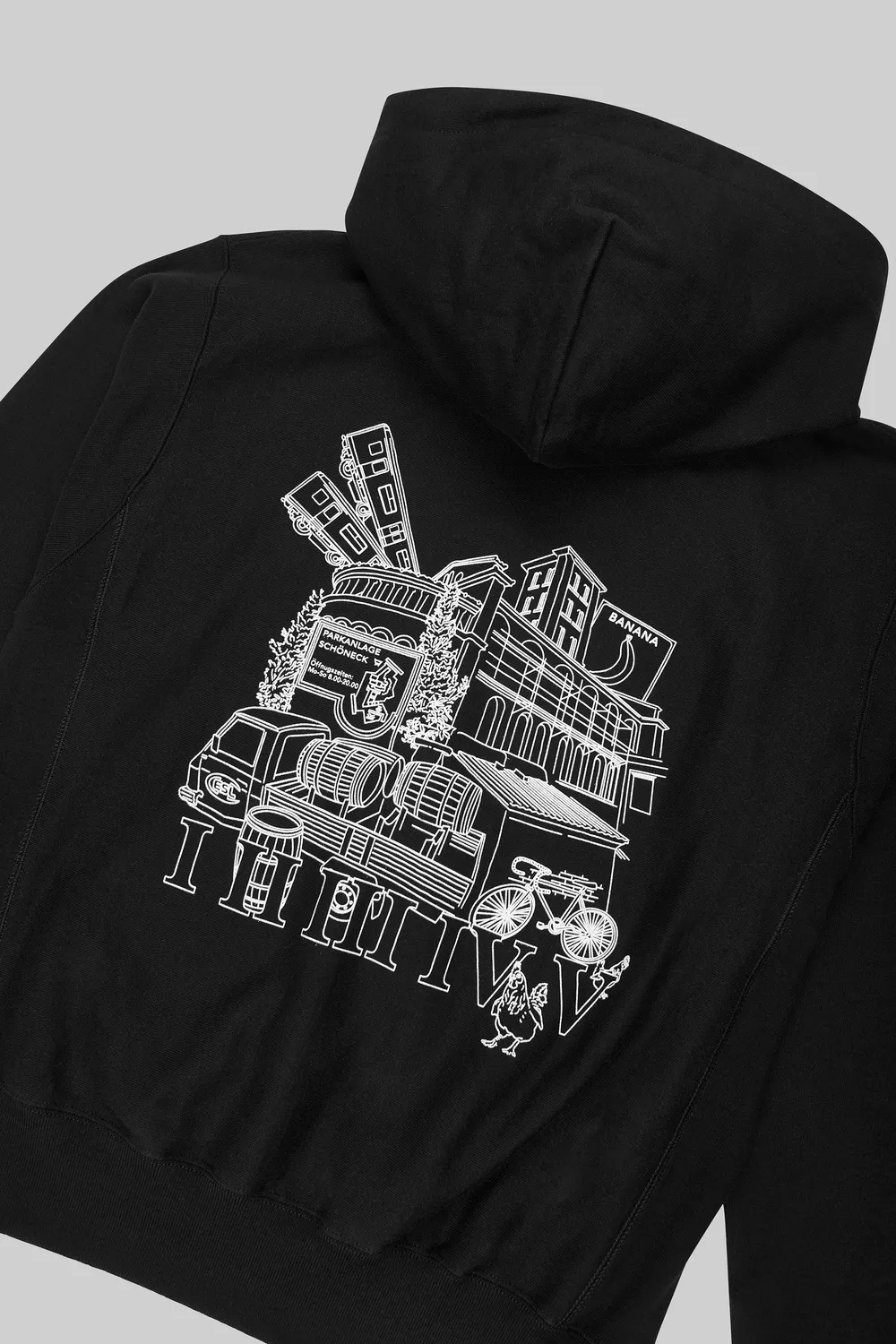 ESL Gaming x Champion Graphic hanorac negru fleece