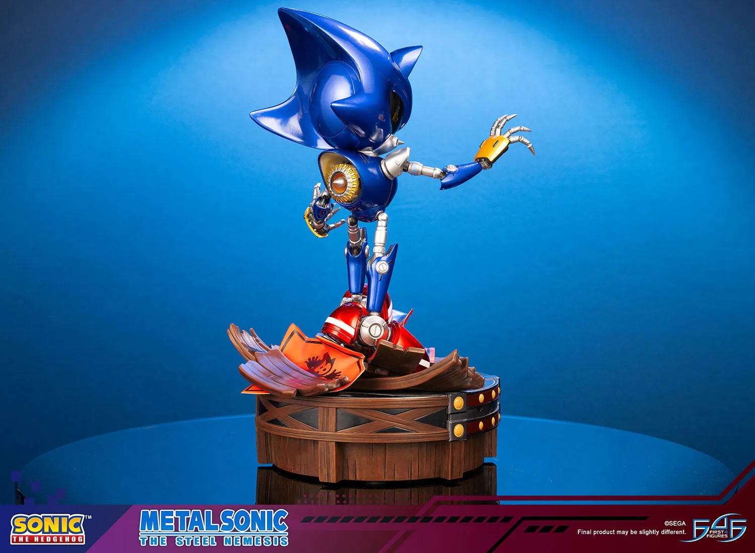 First 4 Figures Sonic Metal Sonic statueta rasina editie limitata