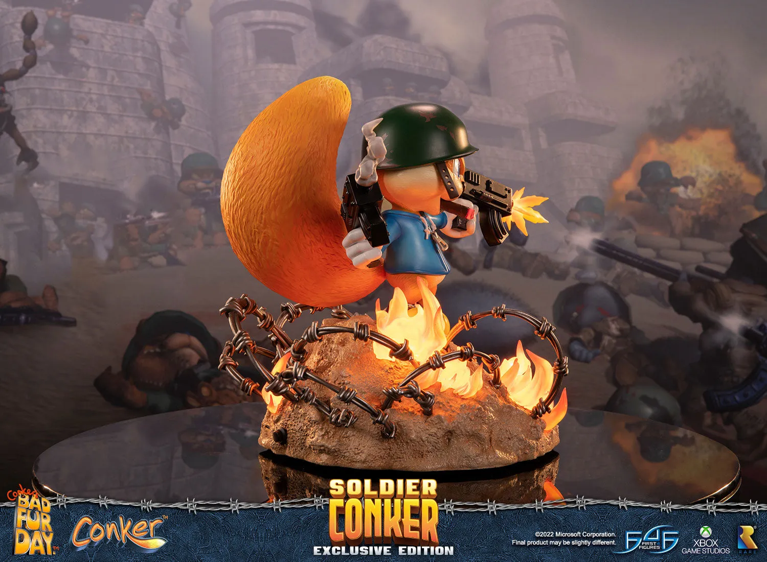 First 4 Figures Conker Soldier Conker statueta Exclusive LED