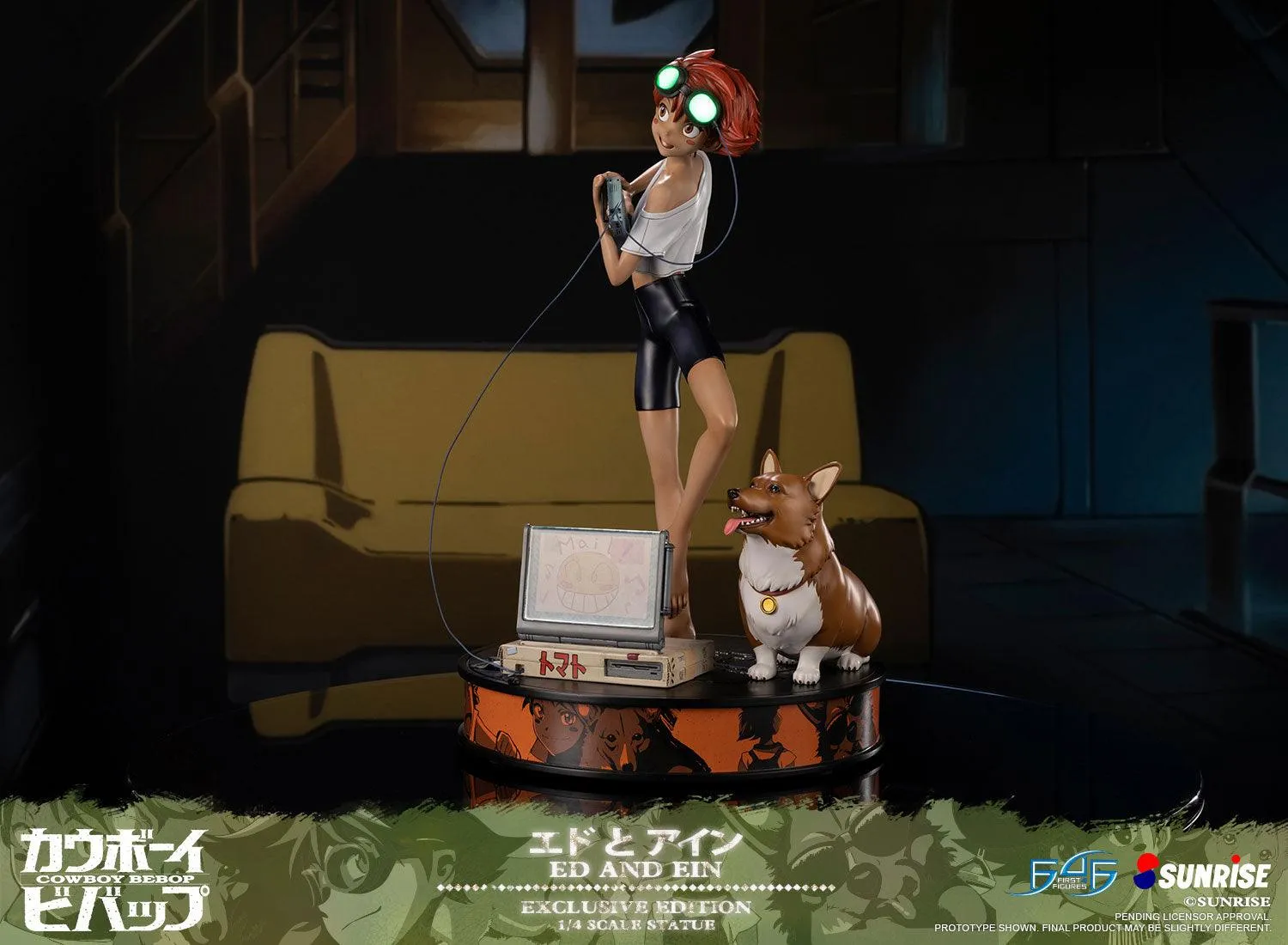 First 4 Figures Cowboy Bebop Ed and Ein statuetă Exclusive