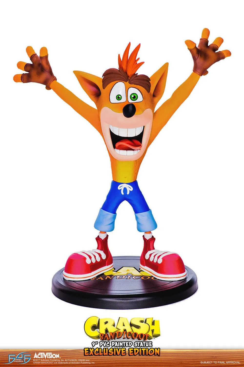 First 4 Figures Crash Bandicoot statueta PVC Exclusive 9 inch