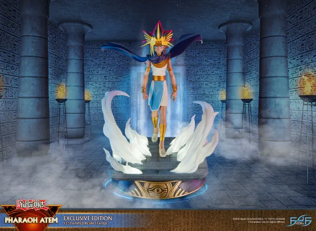 First 4 Figures Yu-Gi-Oh! Pharaoh Atem statuetă Exclusive cu LED