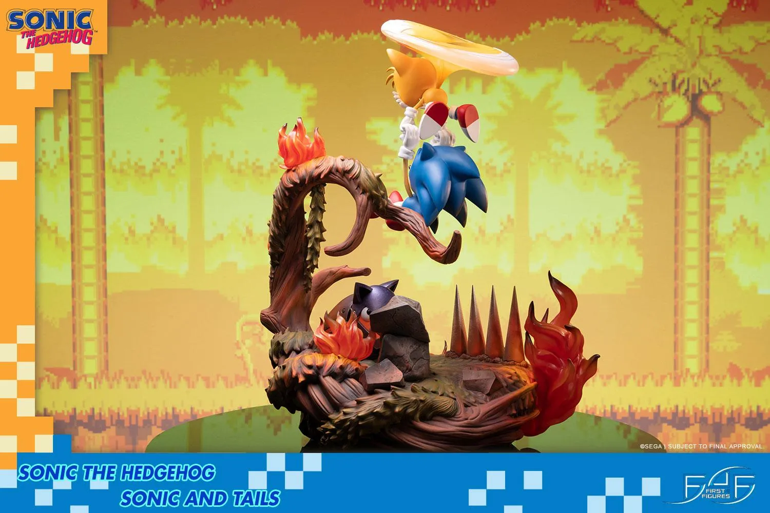 First 4 Figures Sonic the Hedgehog Sonic and Tails statueta Standard