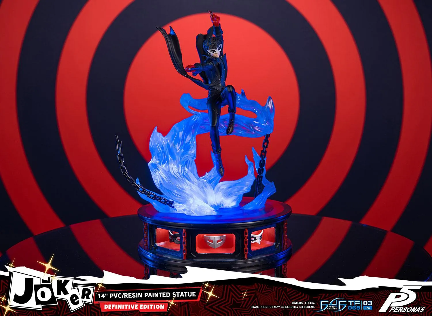 First 4 Figures Persona 5 Joker statuetă PVC Definitive LED